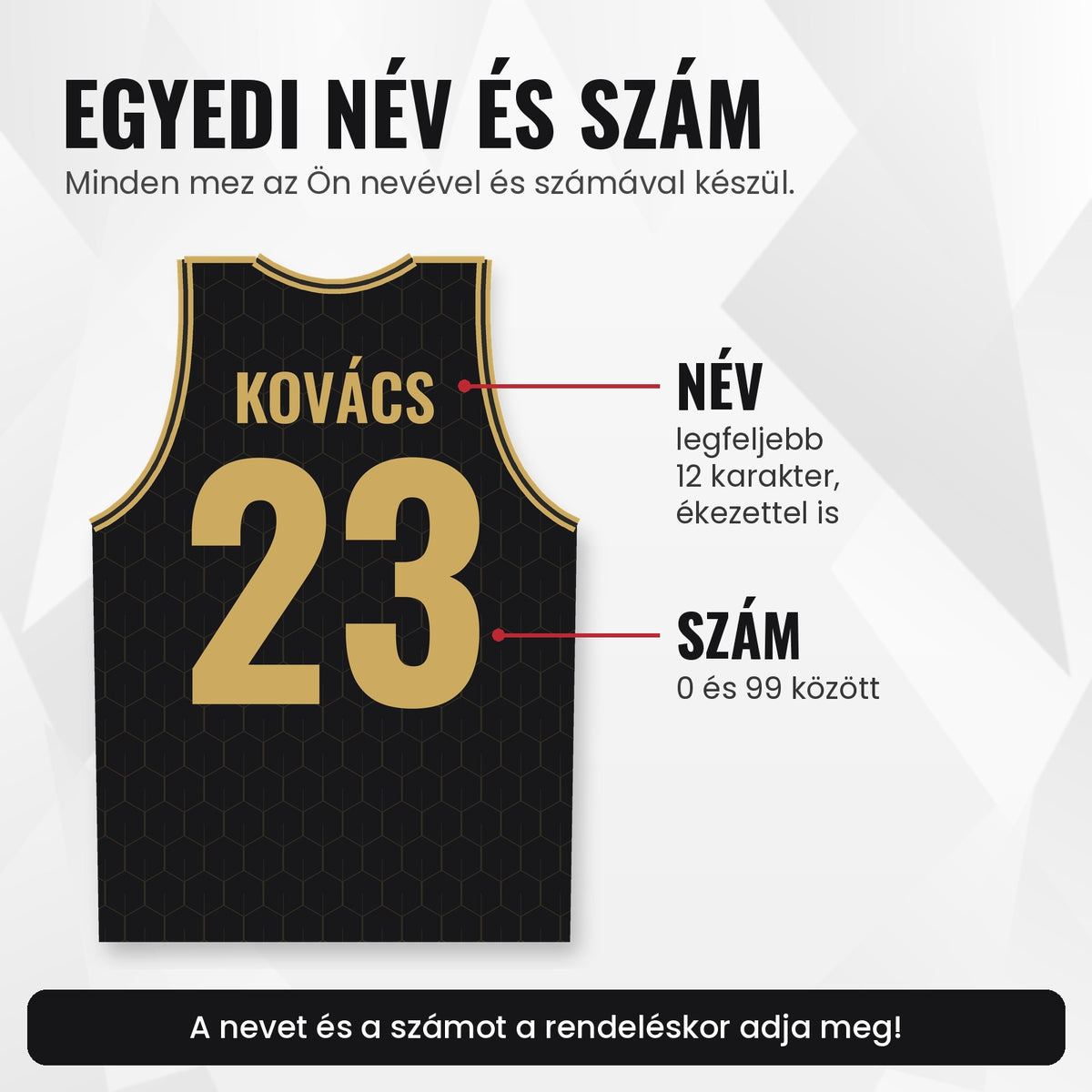 DEAC kosárlabda mez 2026/27 – idegenbeli (fekete)