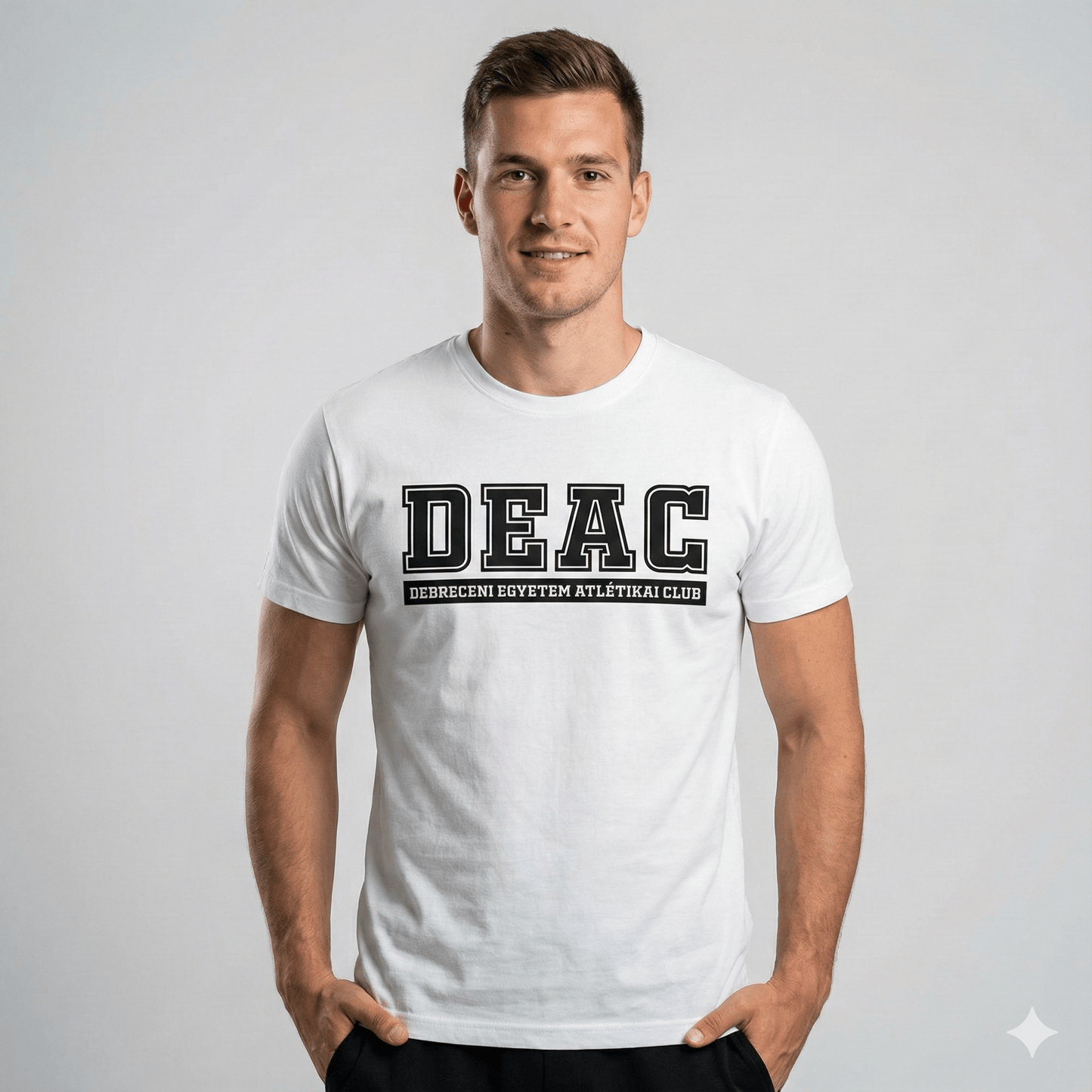 Fehér edző póló (felnőtt)